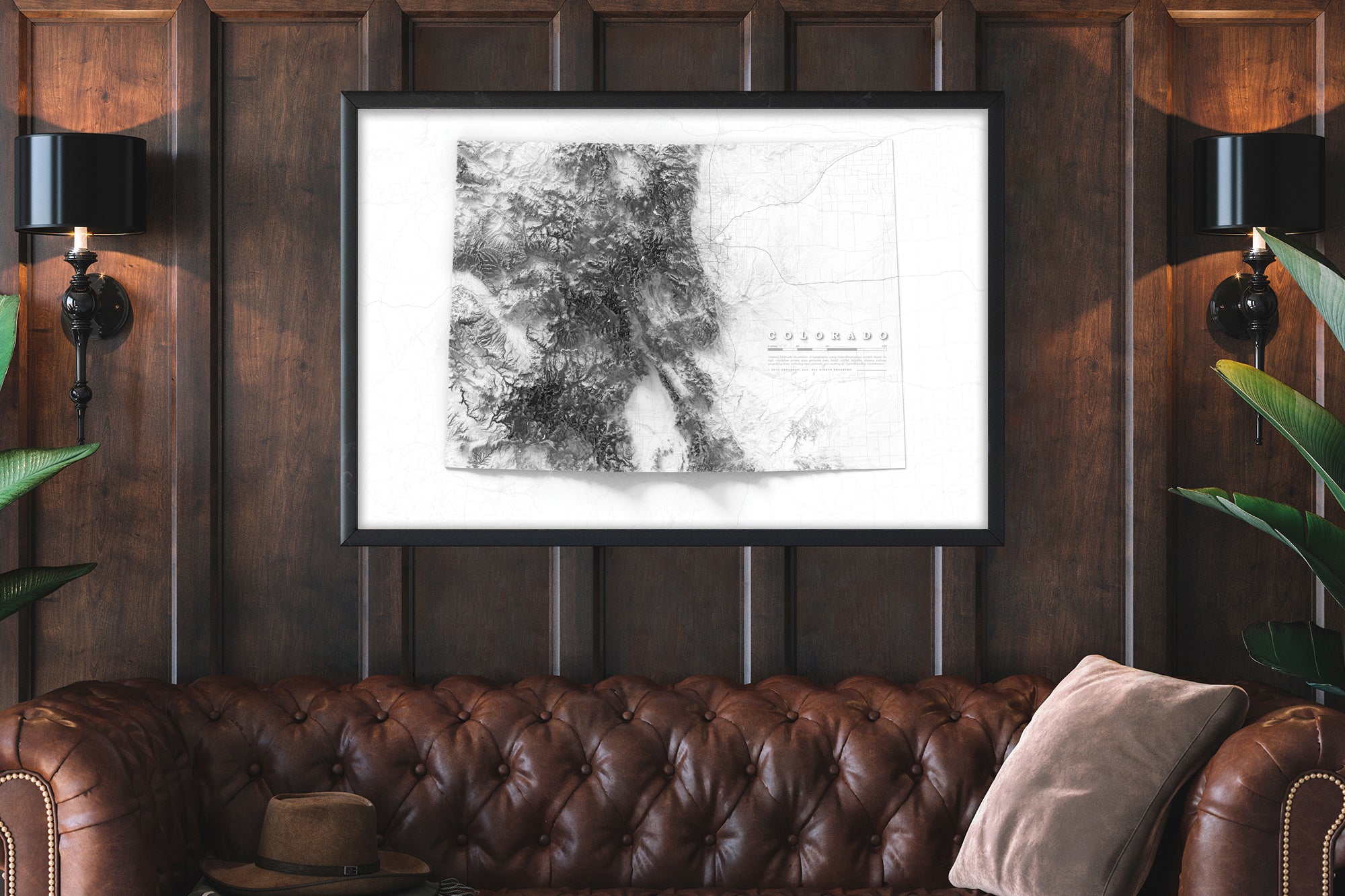 elevation map Colorado cities