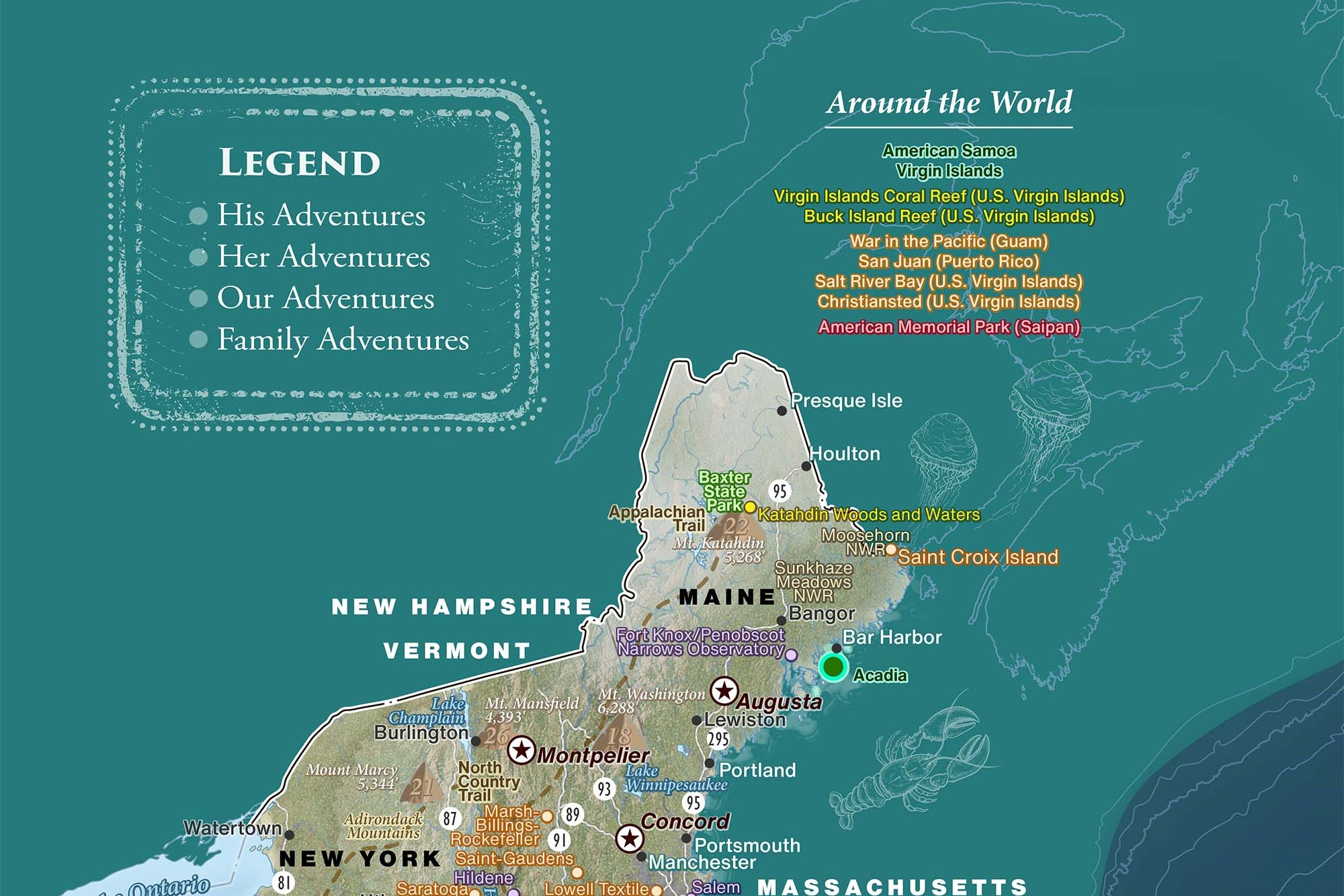 custom legend for map