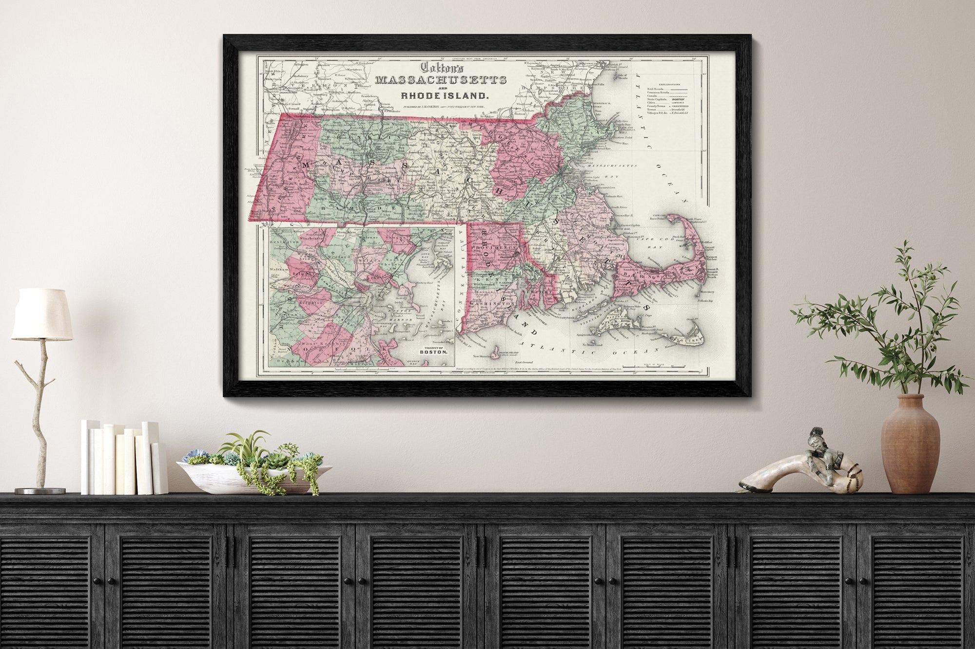 historic maps of rhode islands