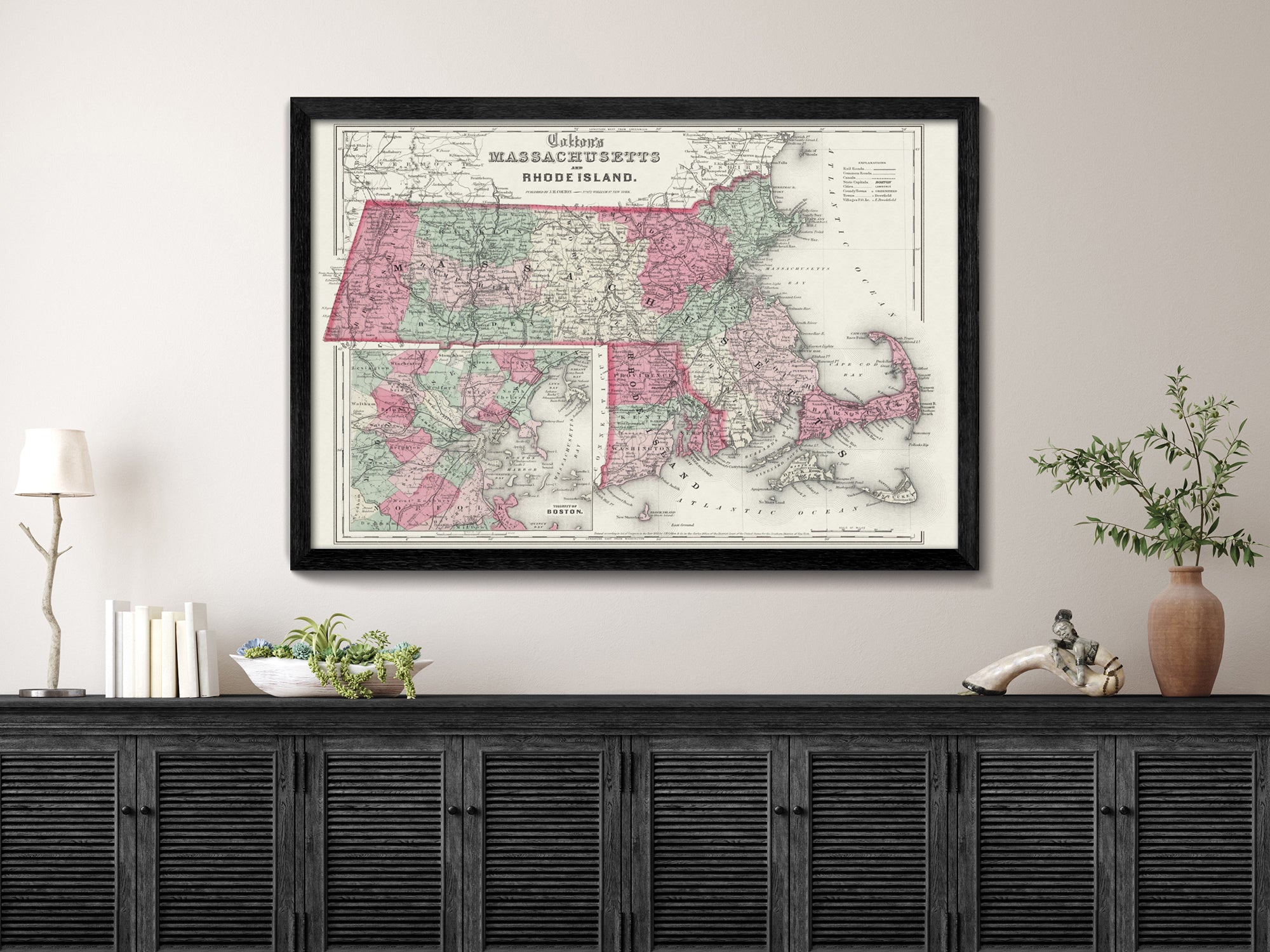 historic maps of rhode islands