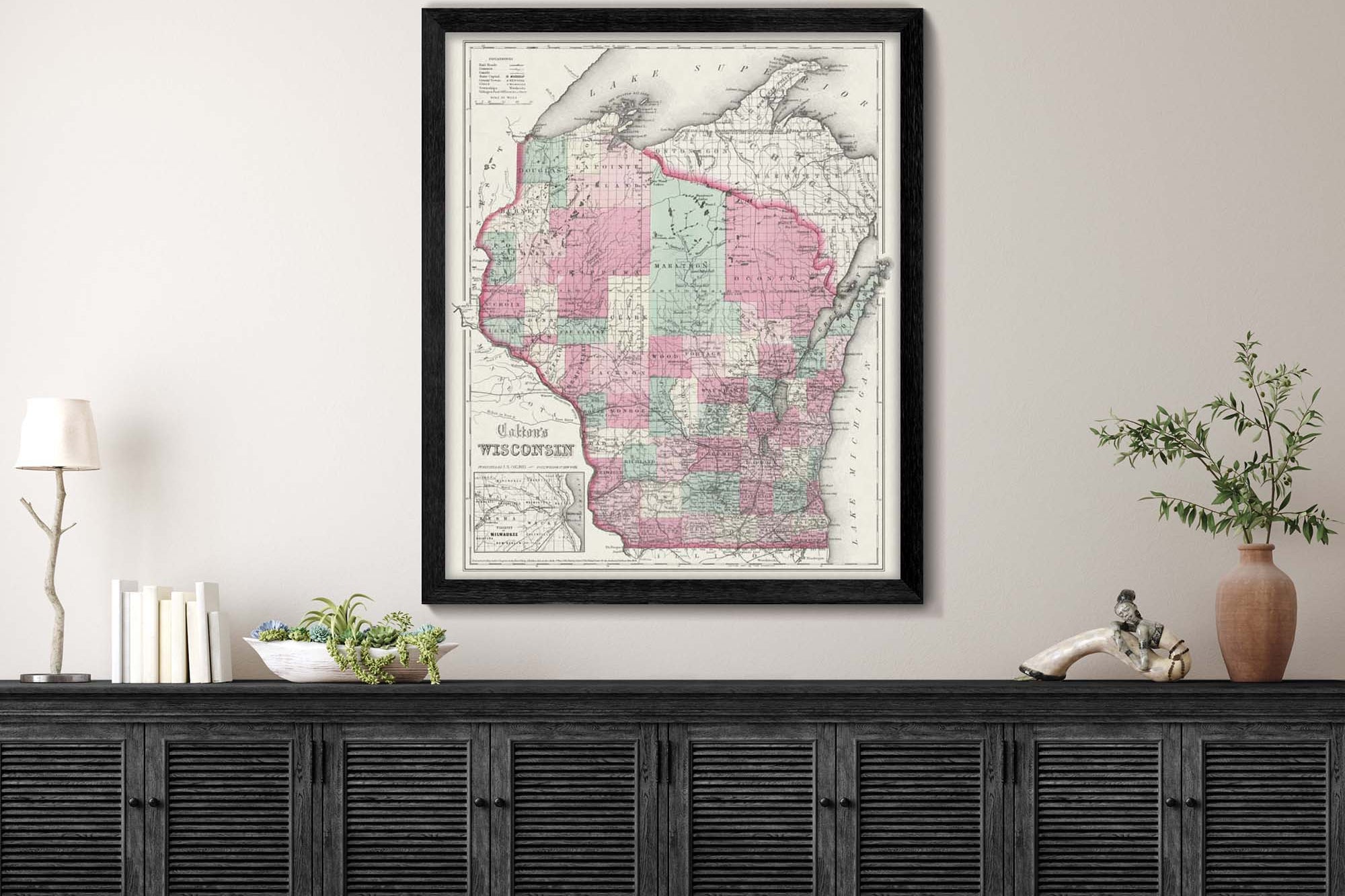 old wisconsin road maps