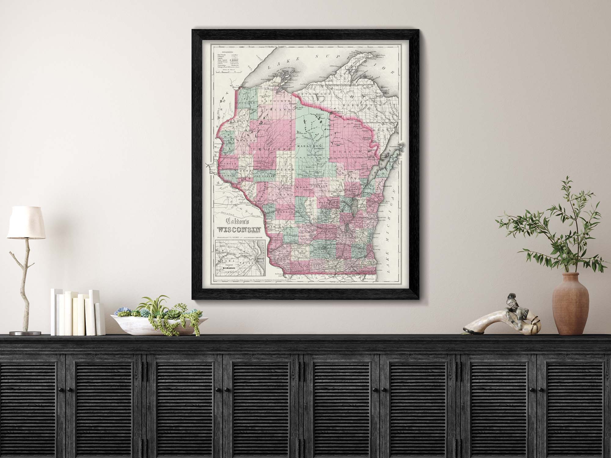 old wisconsin road maps