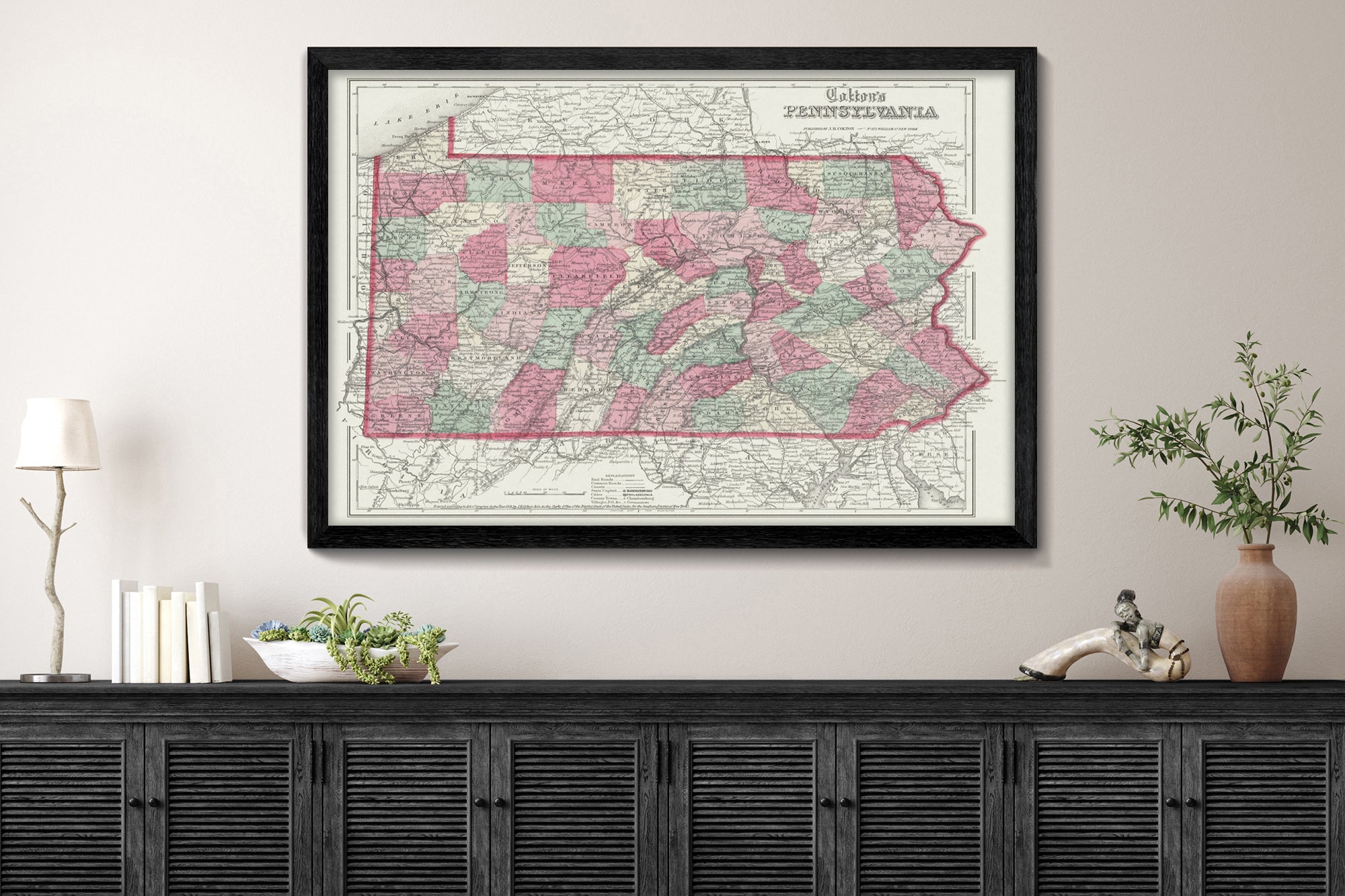 old pennslyvania map