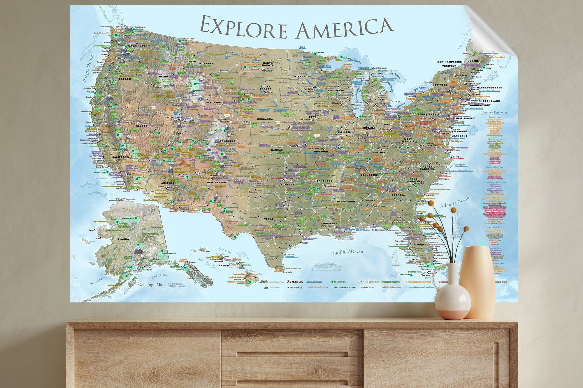 personalized usa map