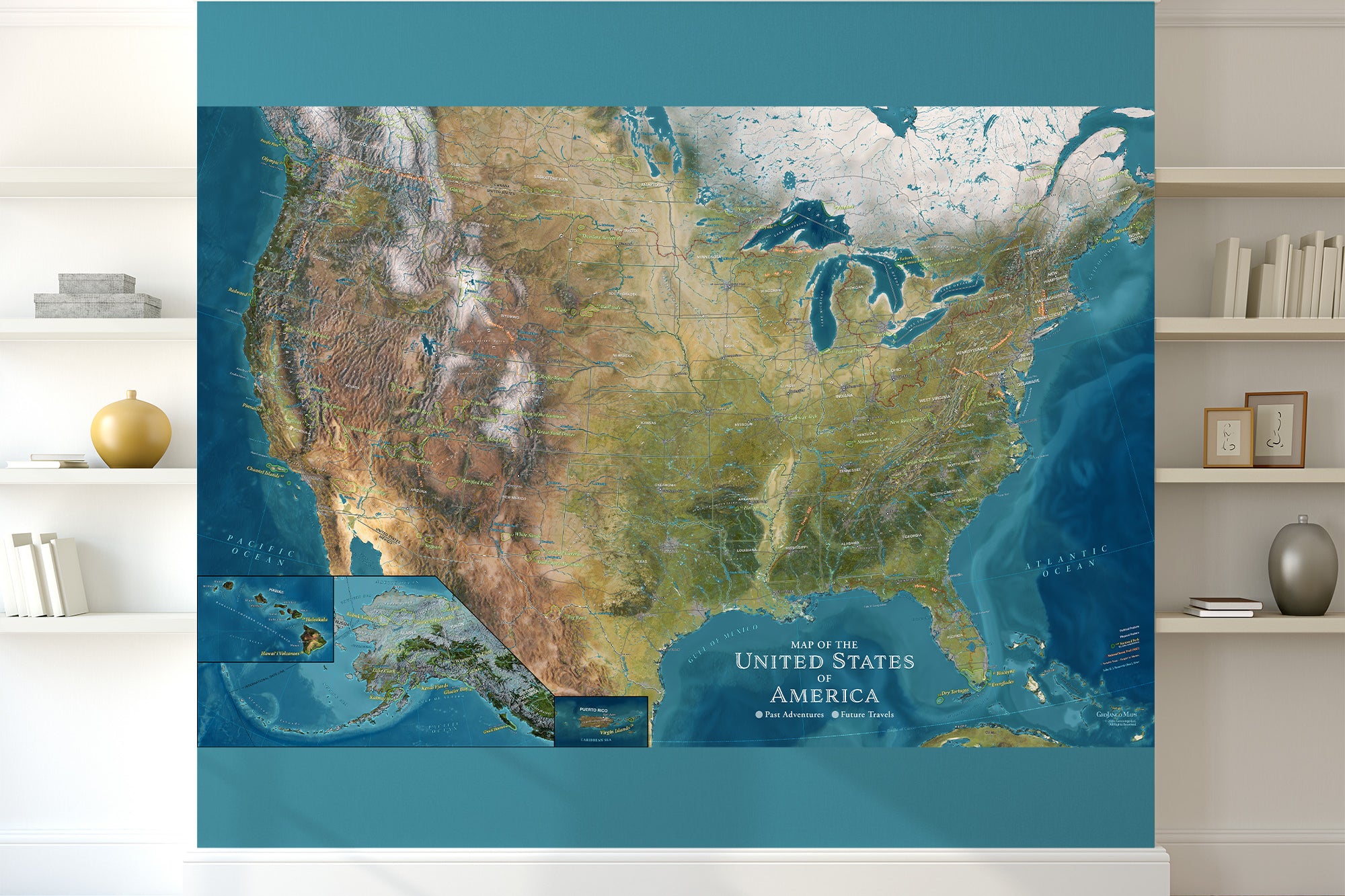 physical map of the us