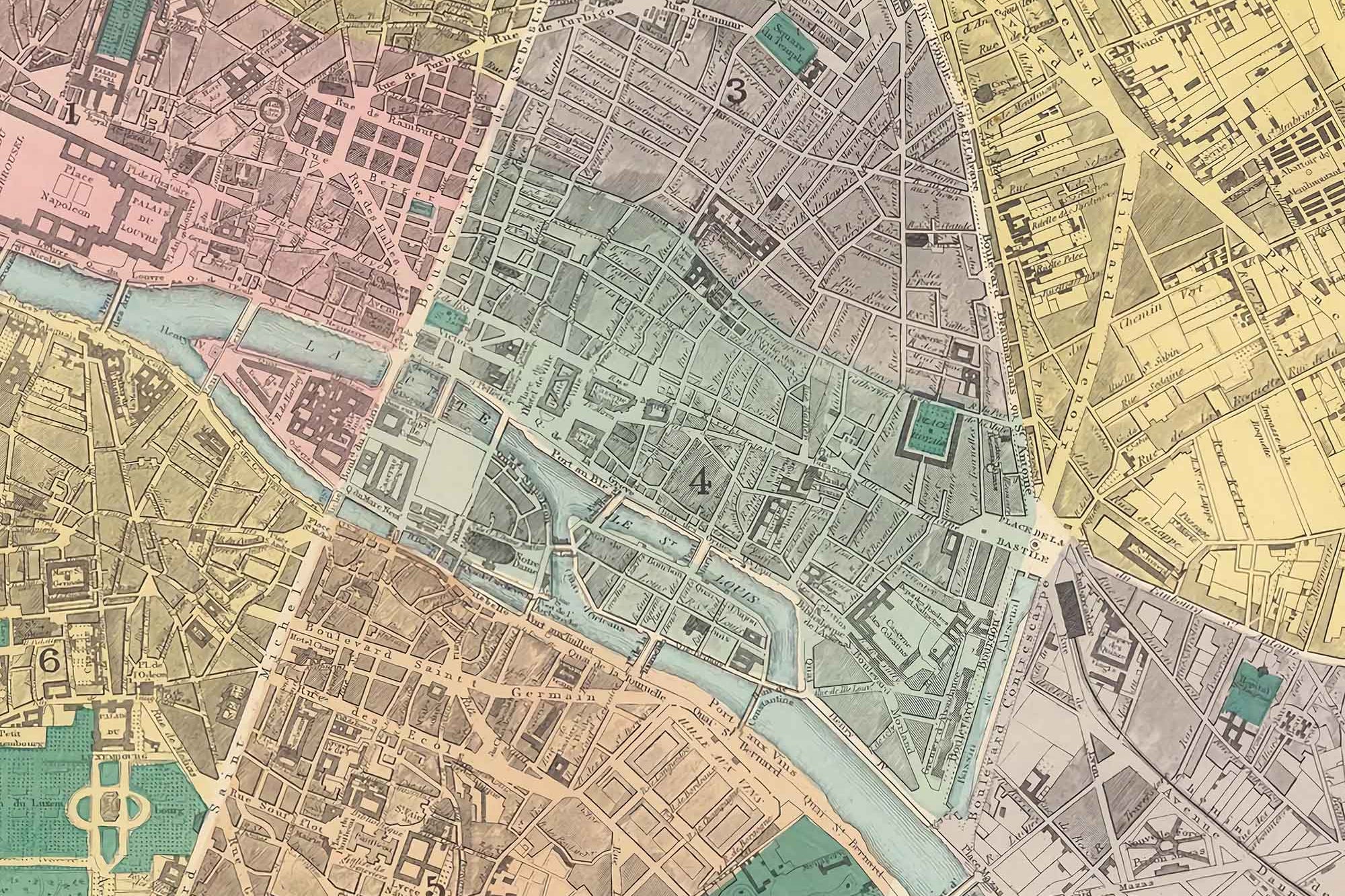 giant paris map