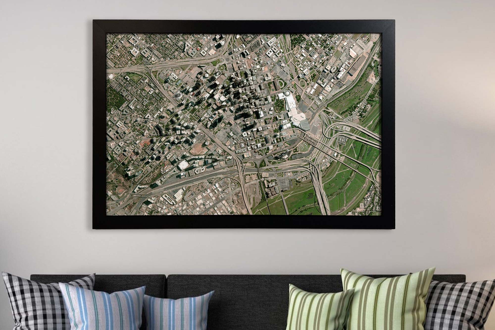 Dallas cityscape wall art