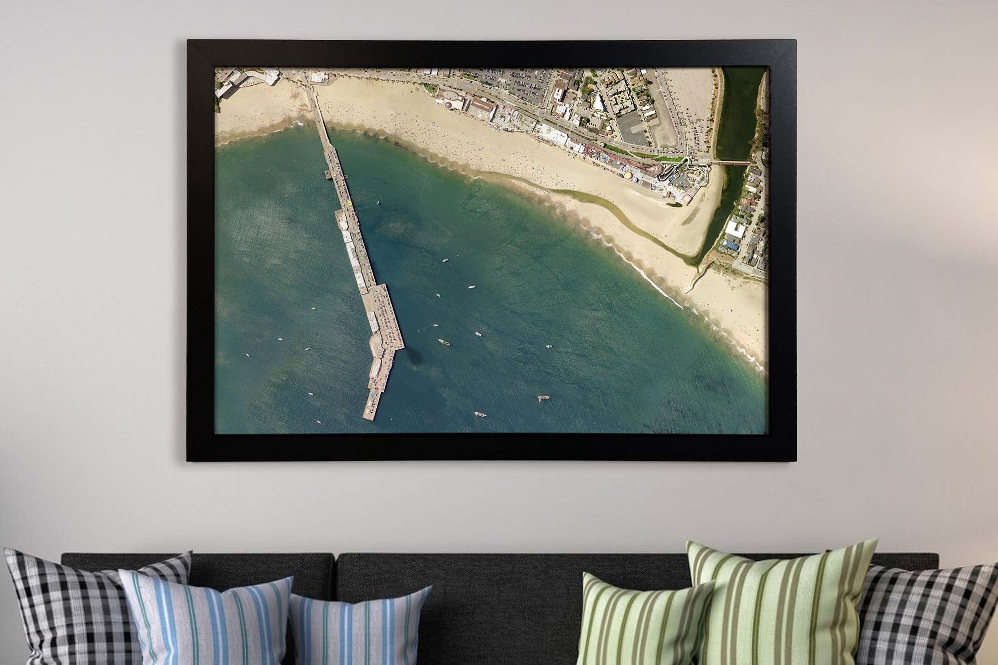 Santa cruz beach artwork