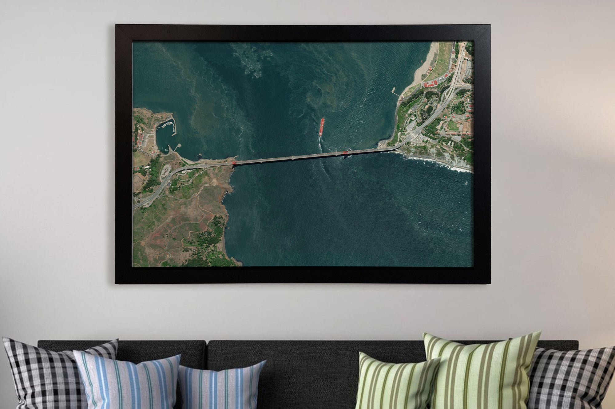 Satellite photo of San Francisco