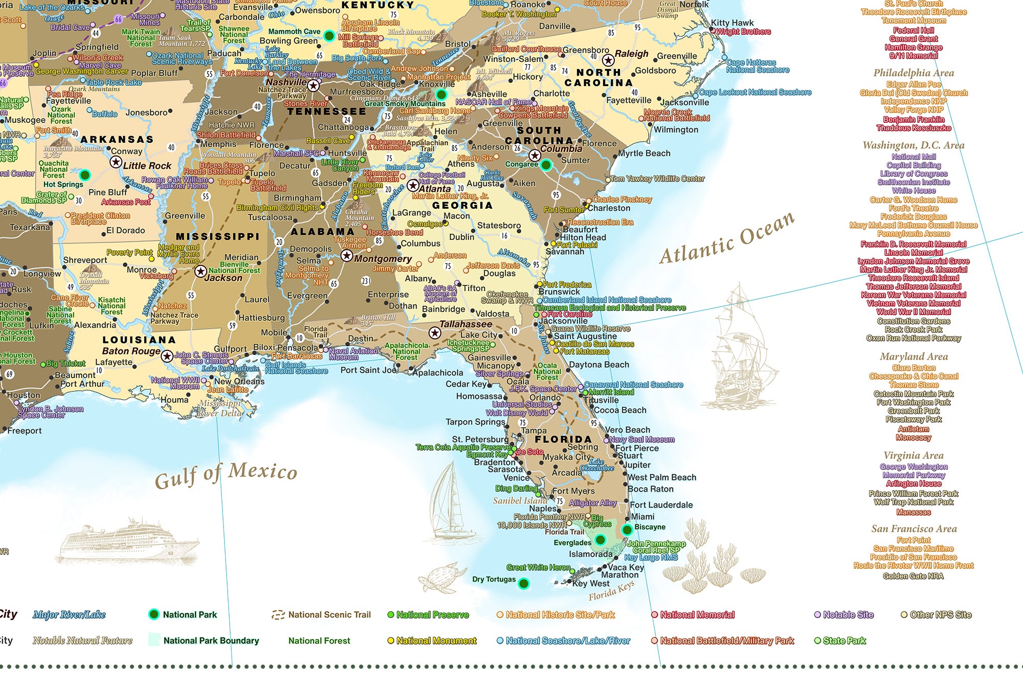 National Monuments map