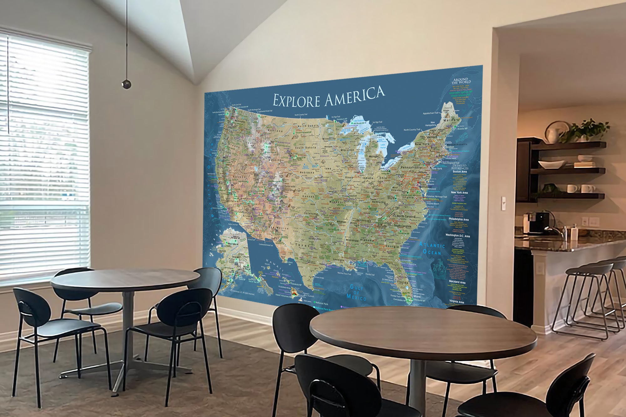 national parks visitor center map