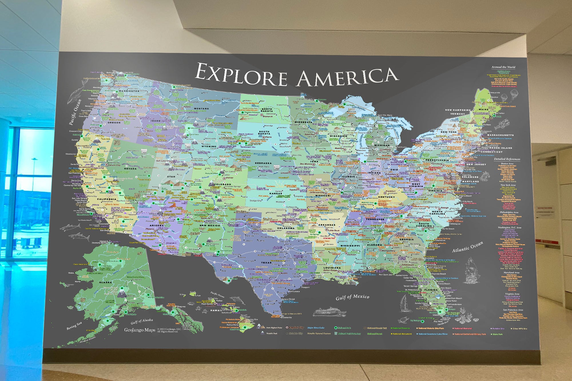 canvas wall art national parks decor