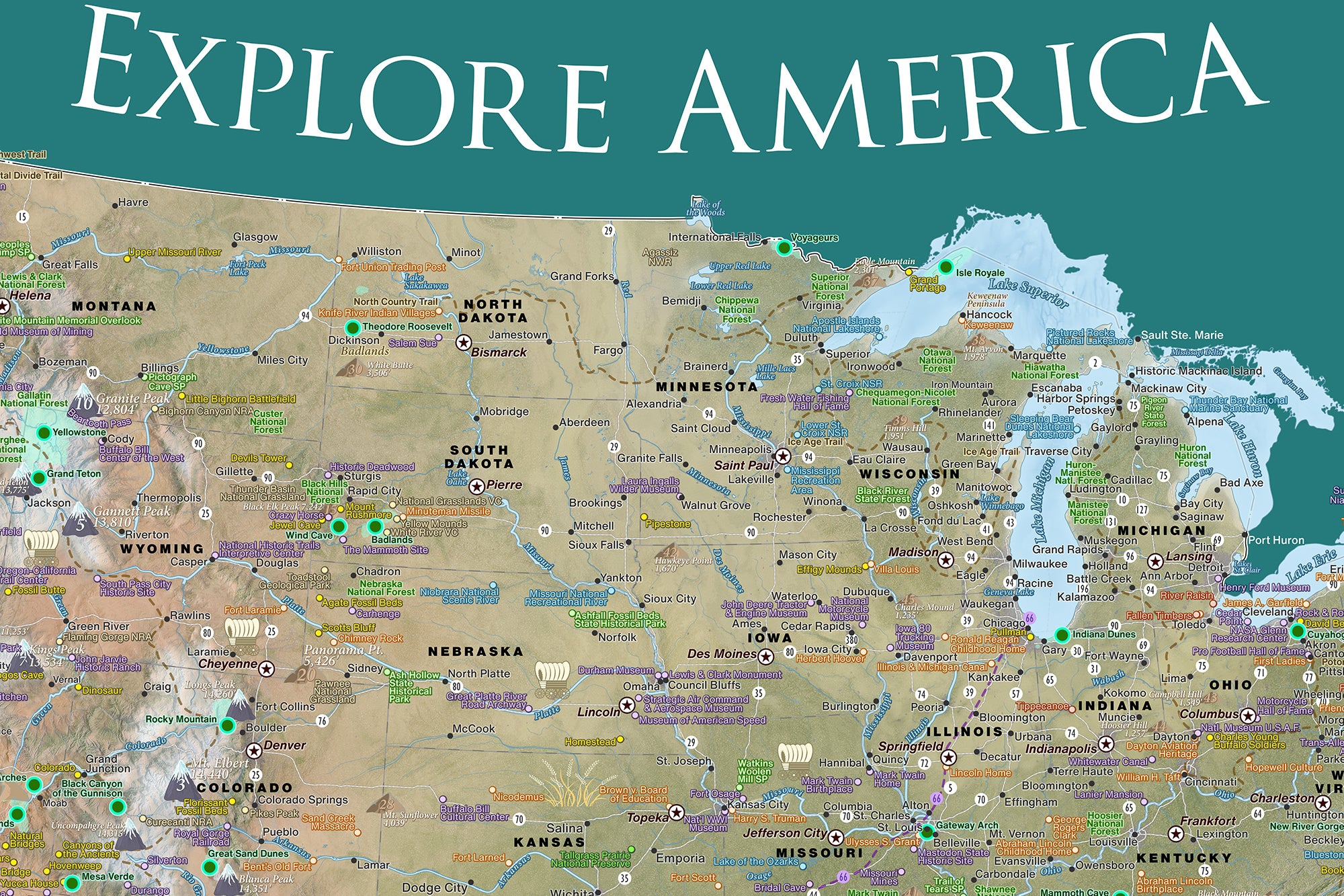 map of rivers in the usa