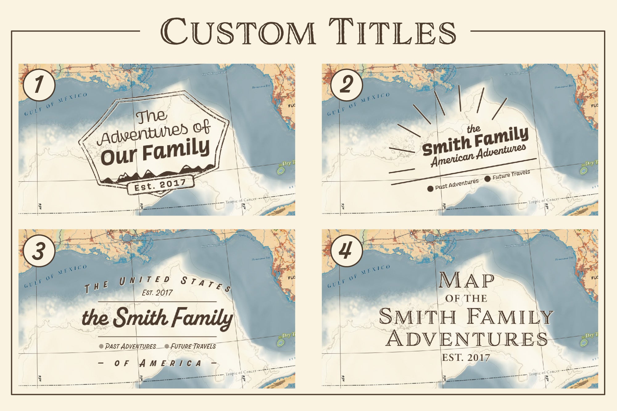 personalized legend for map