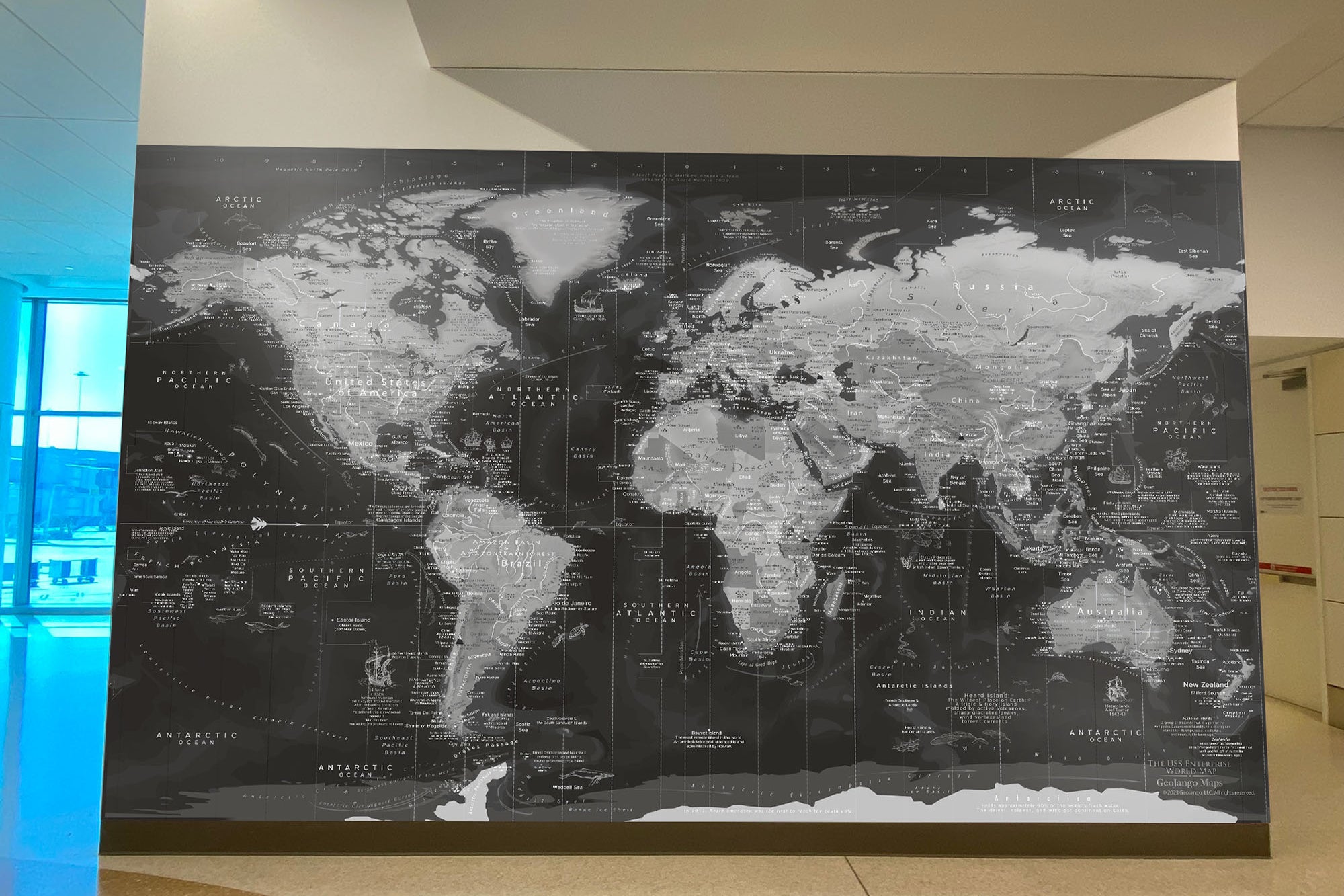 time zone map with cities