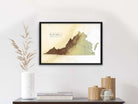 Virginia Elevation Map