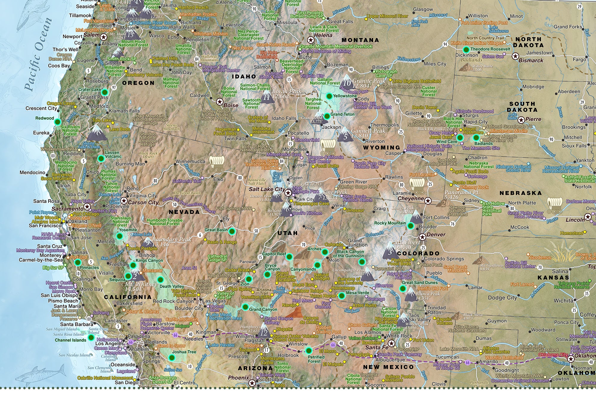 map of national monuments