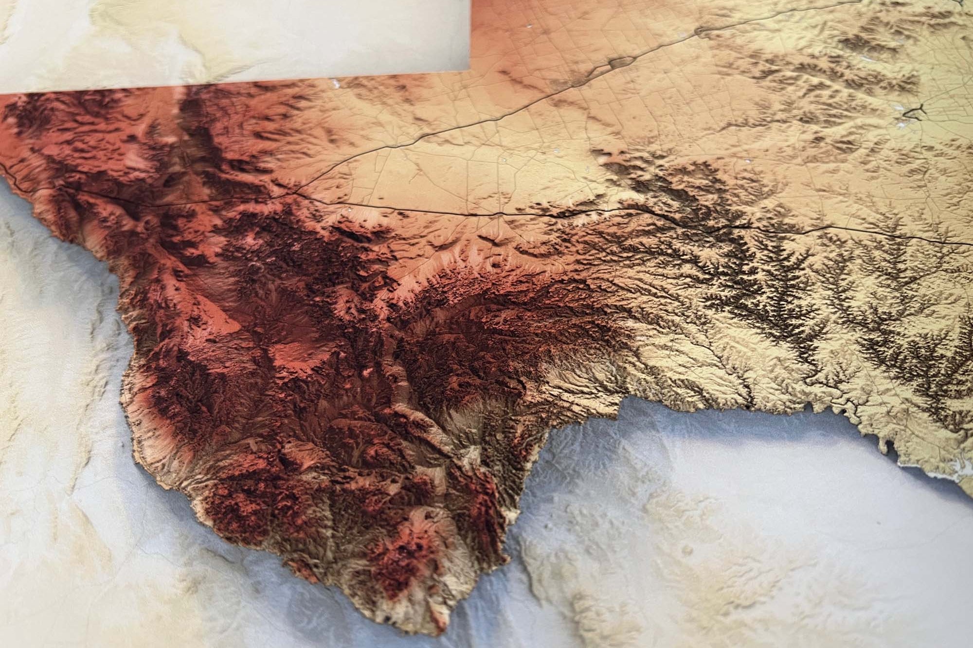 Big Bend Elevation Map