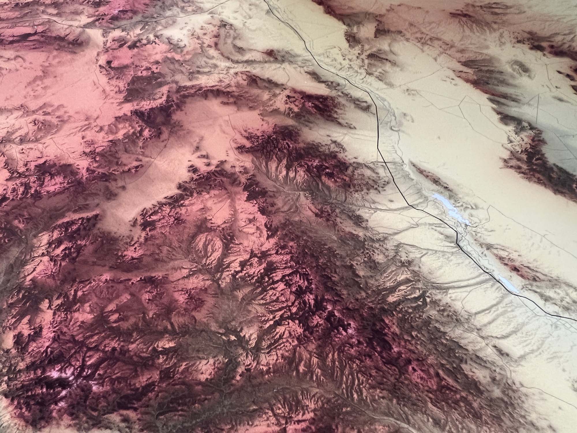 shaded relief map of new mexico
