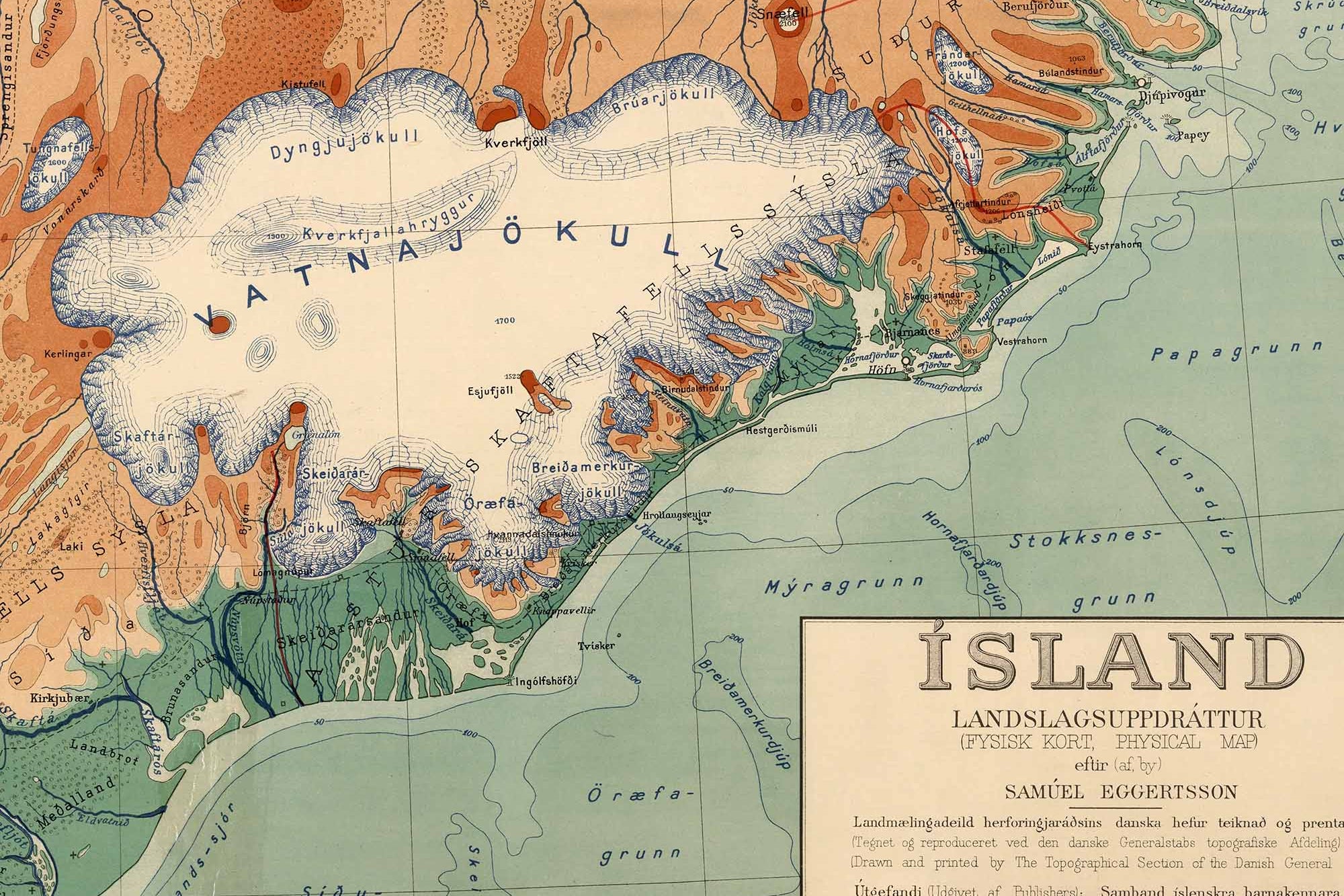 iceland national park map