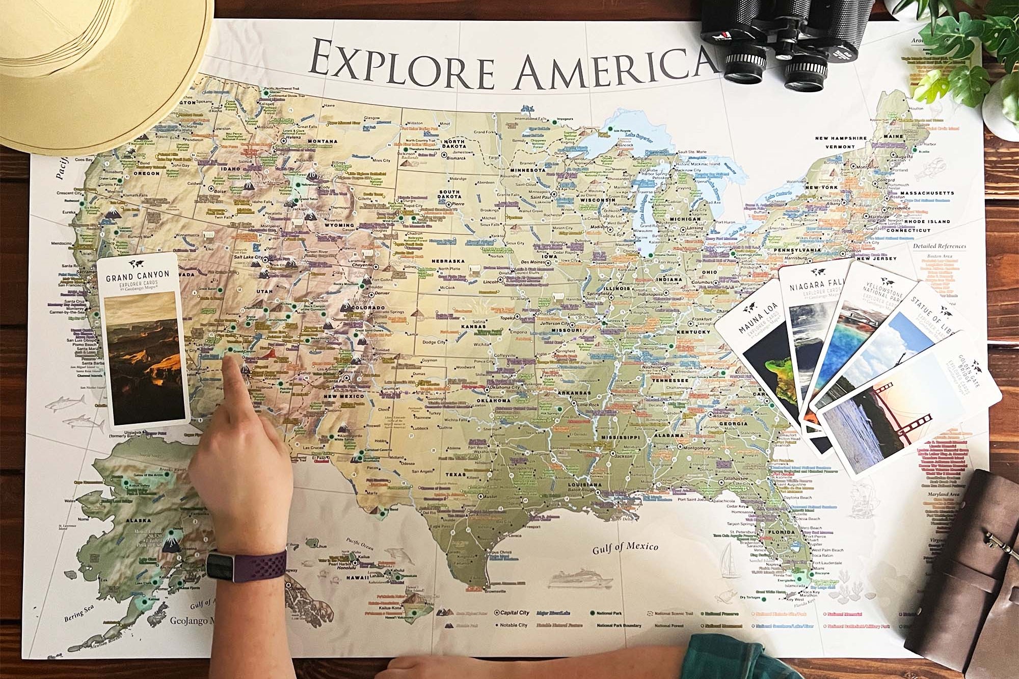 Push Pin Travel Map