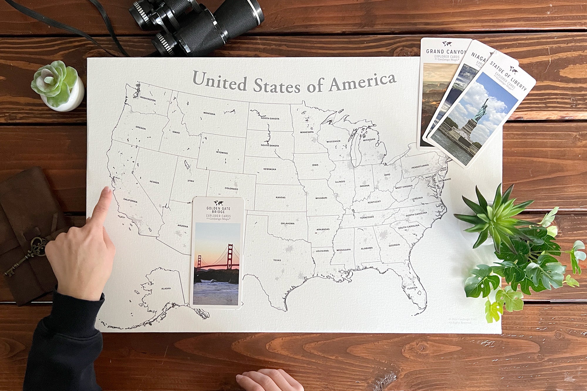 map of the united states with state names
