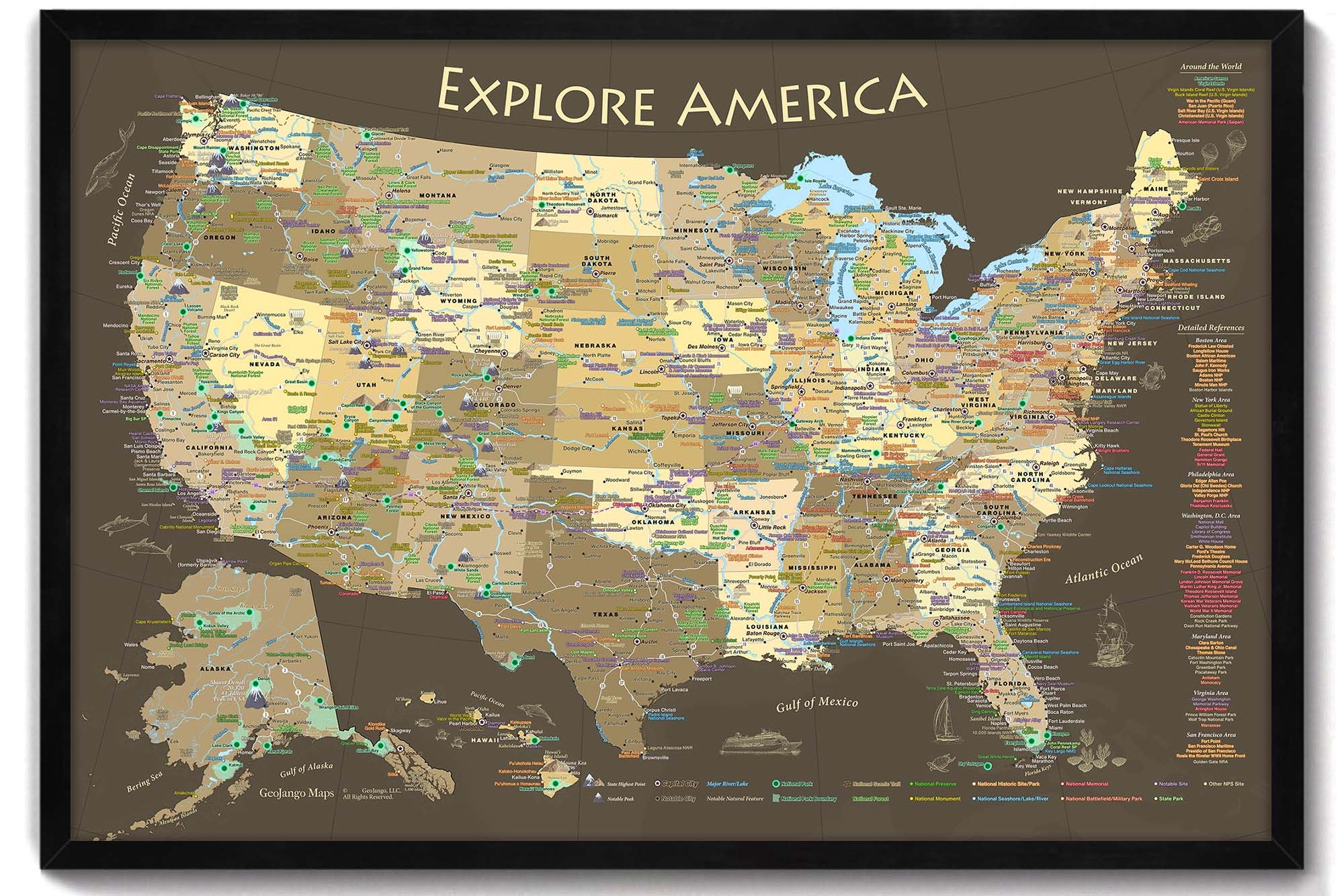 usa rv travel national parks gift