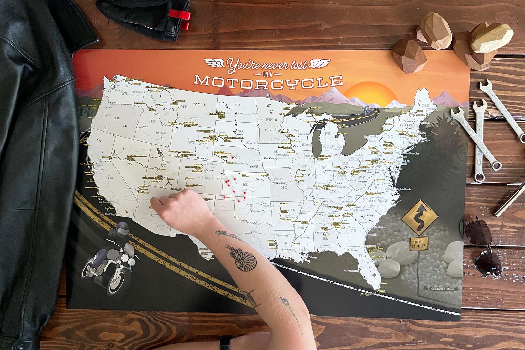 motorcycle themed gifts