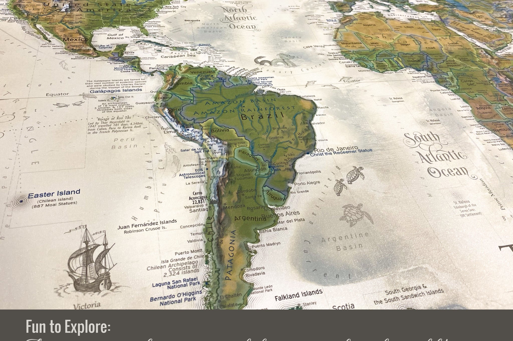 South America on Map