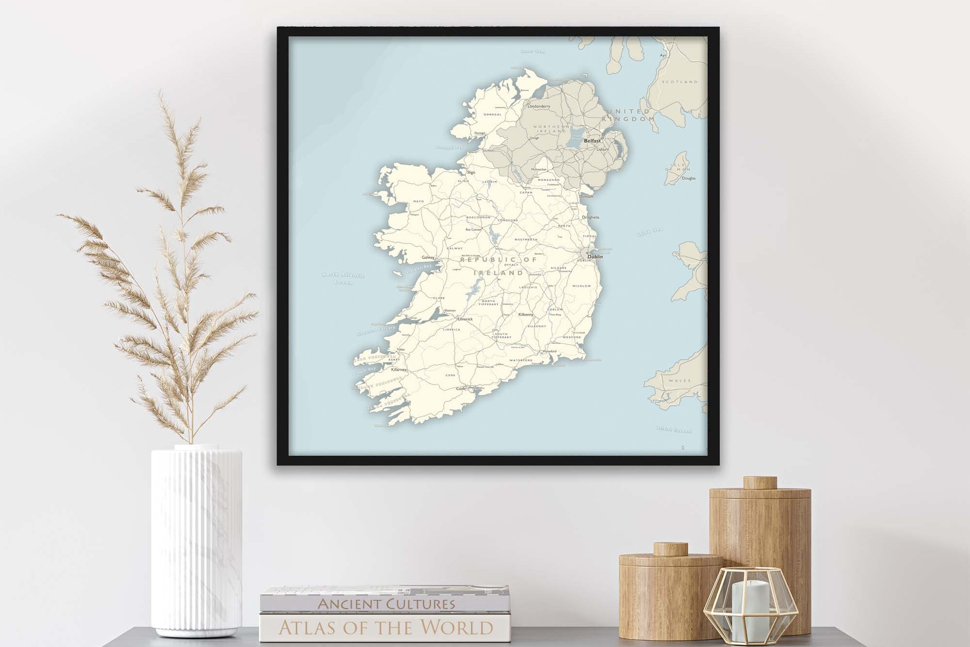 Framed picture of ireland