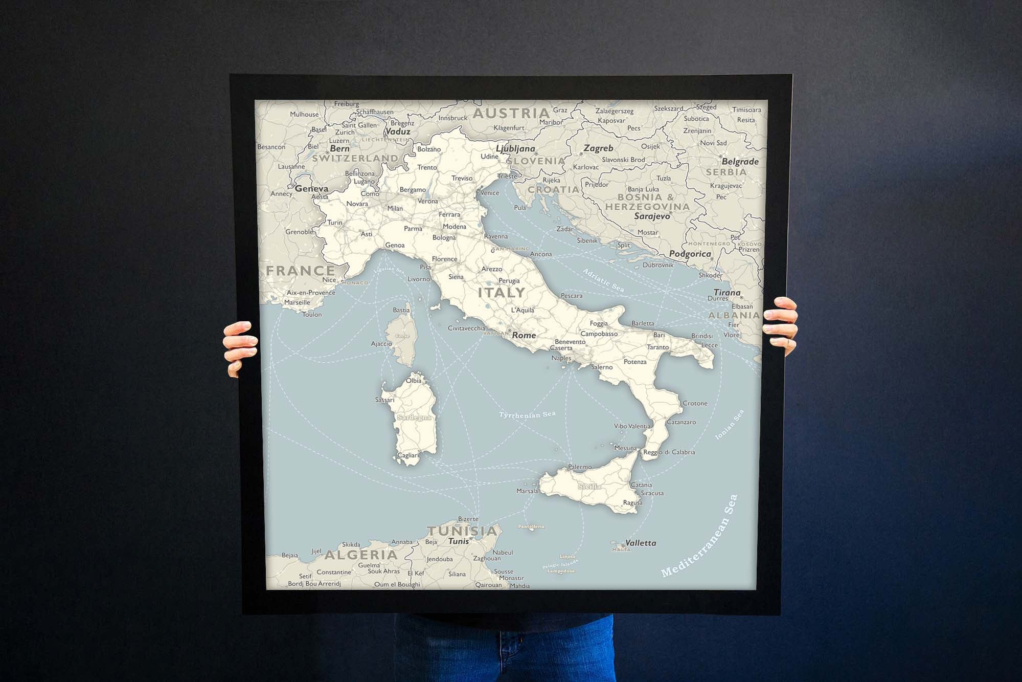 regions of italy map
