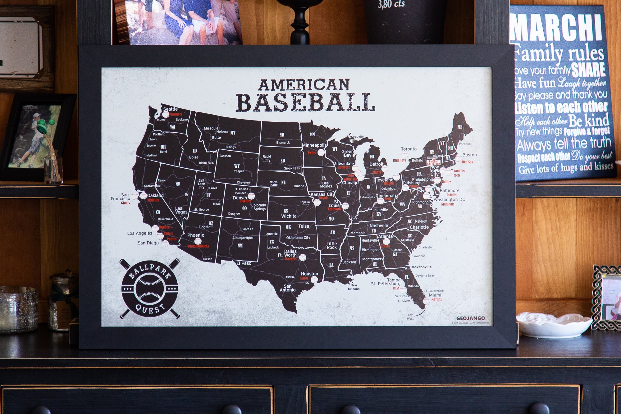ballpark stadium map