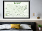 baseball teams map