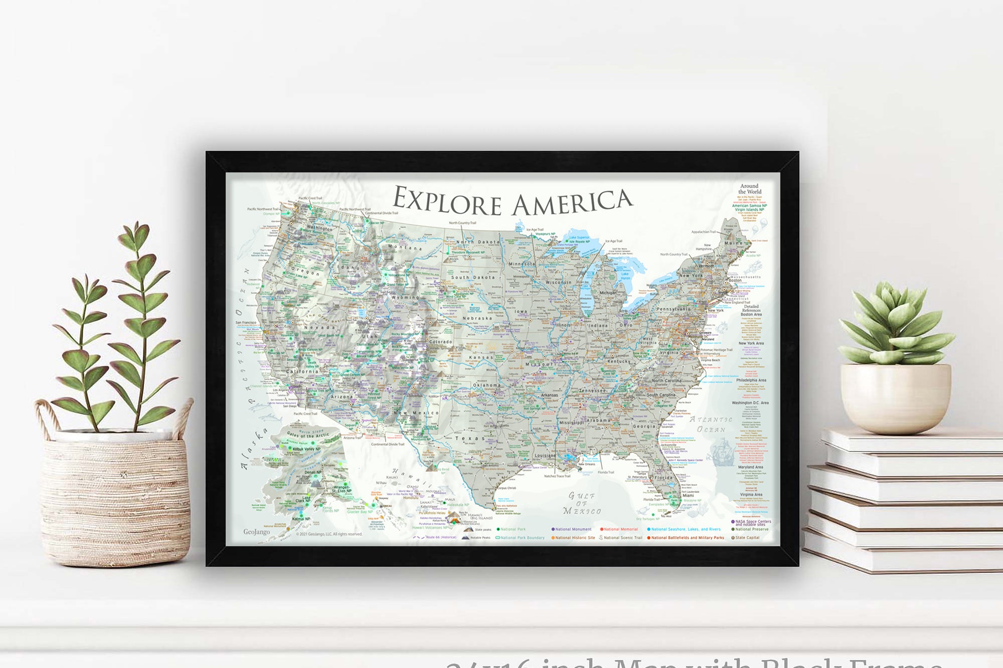 small national parks map