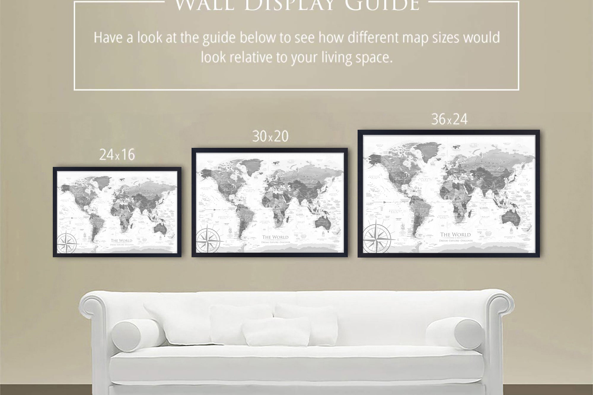 map size options