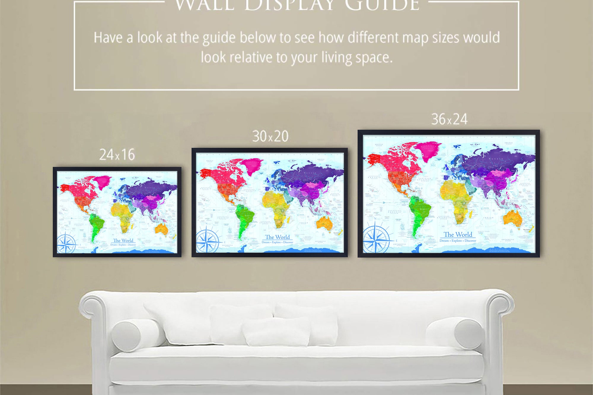 map size options