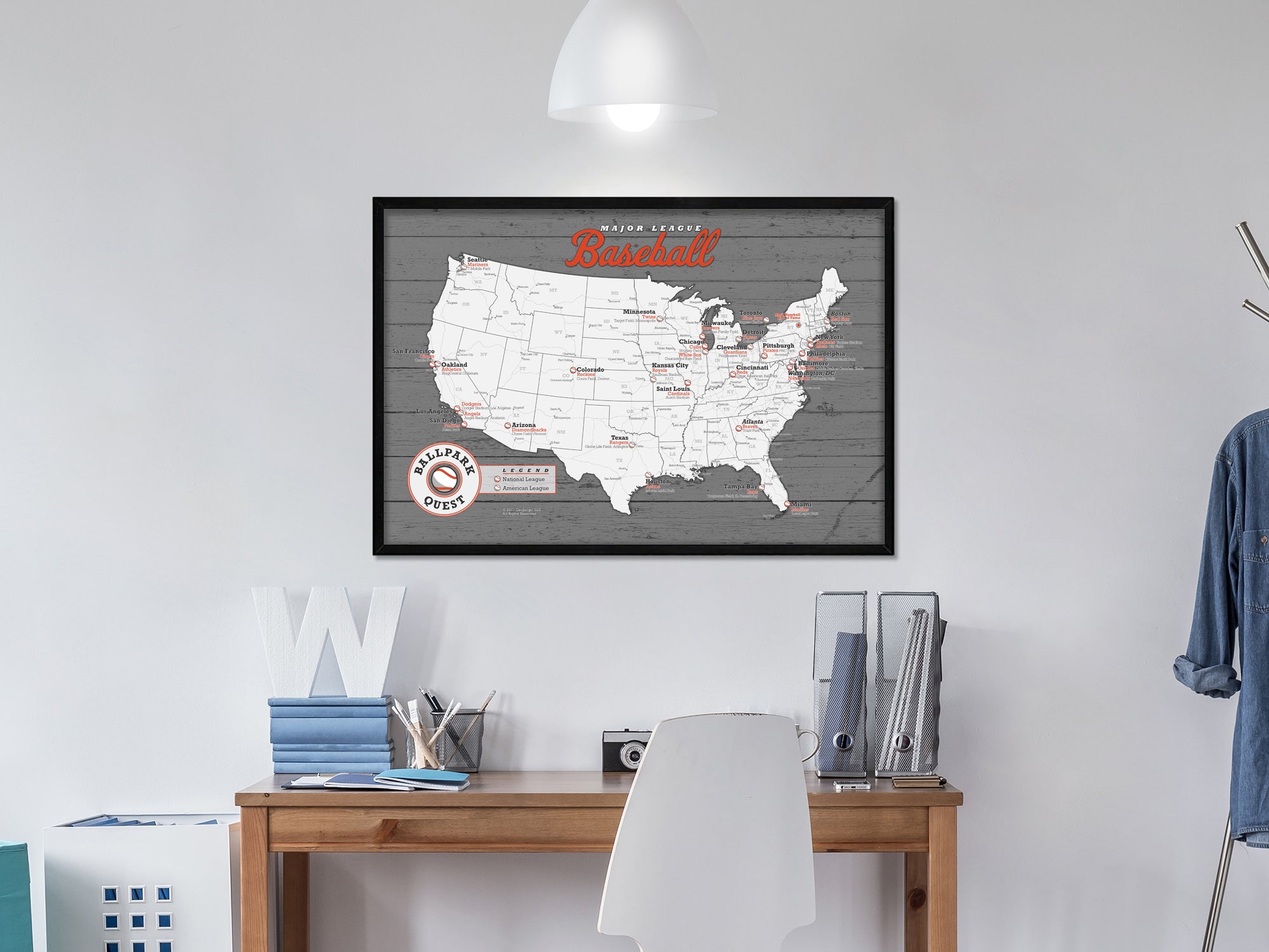 mlb team map