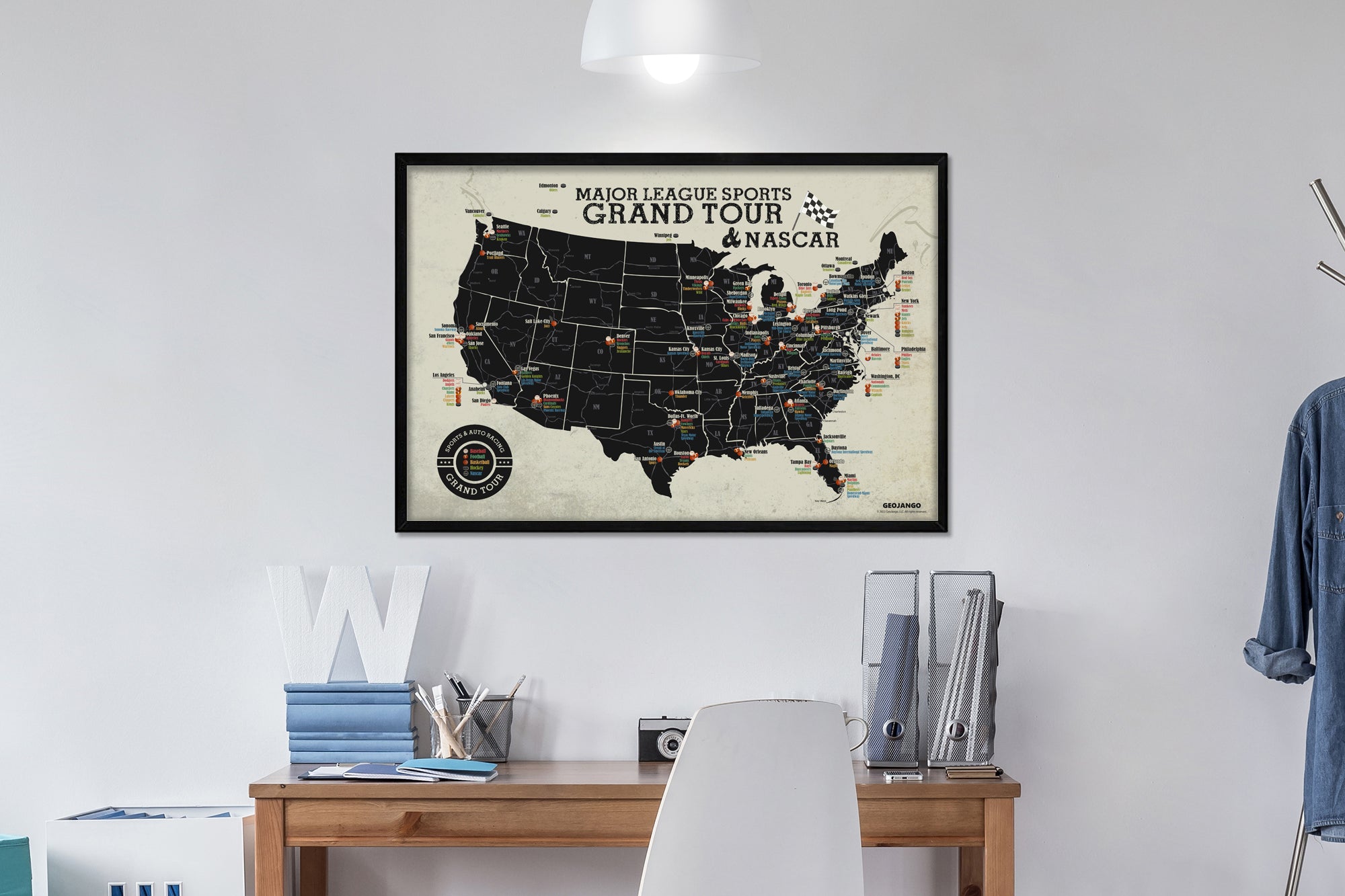 mlb teams map