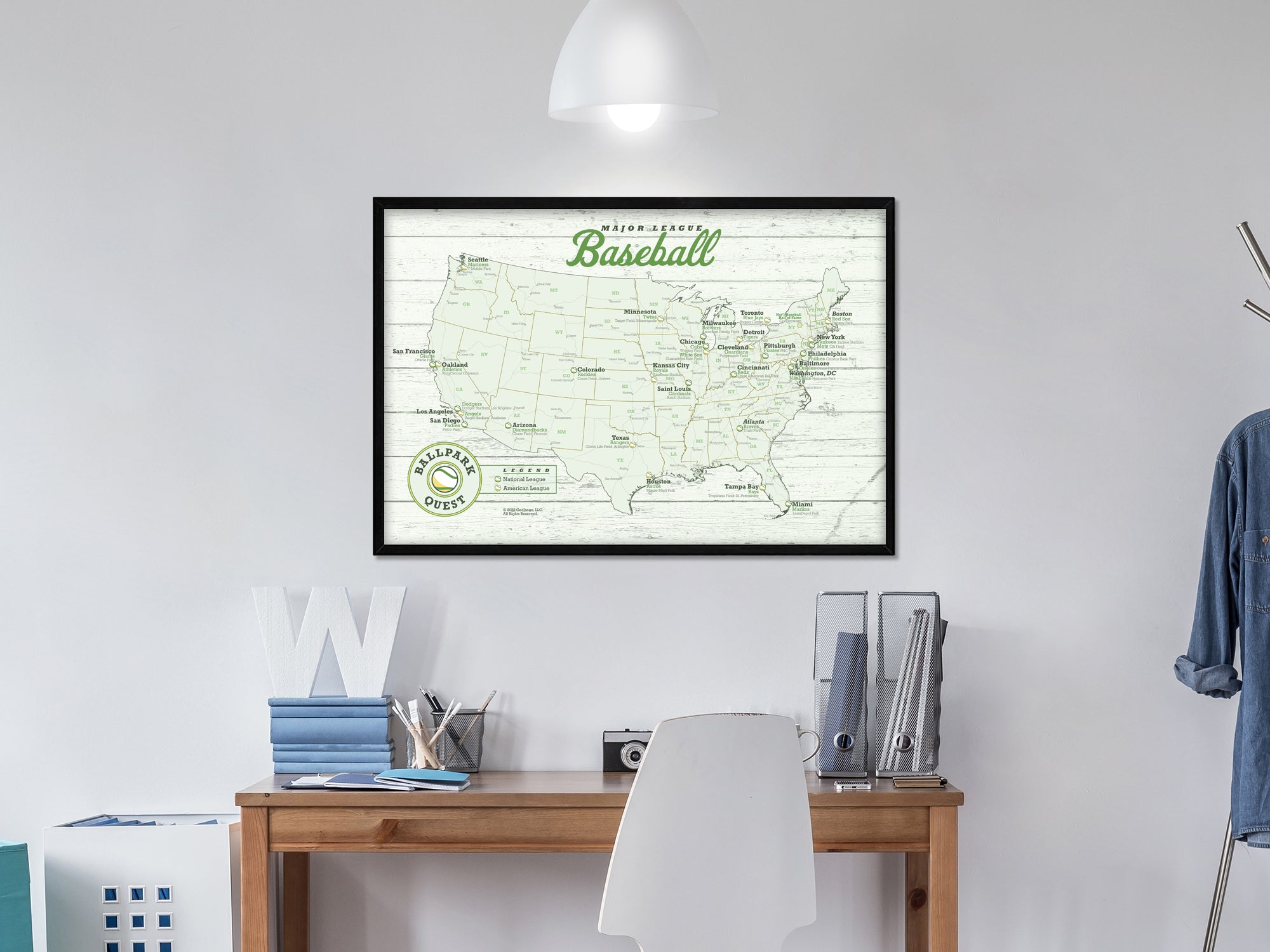 mlb team map