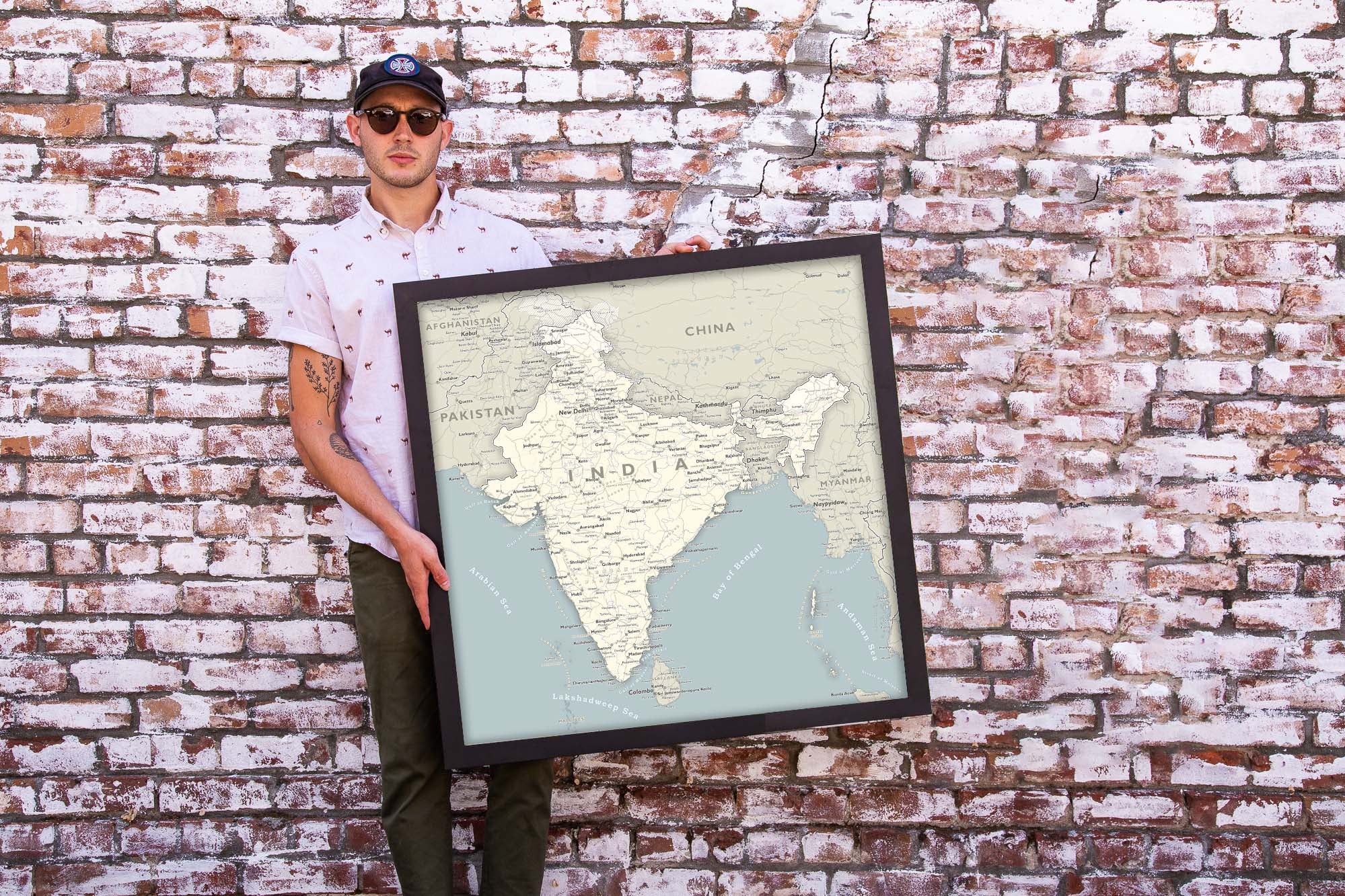 map of india with states and capitals