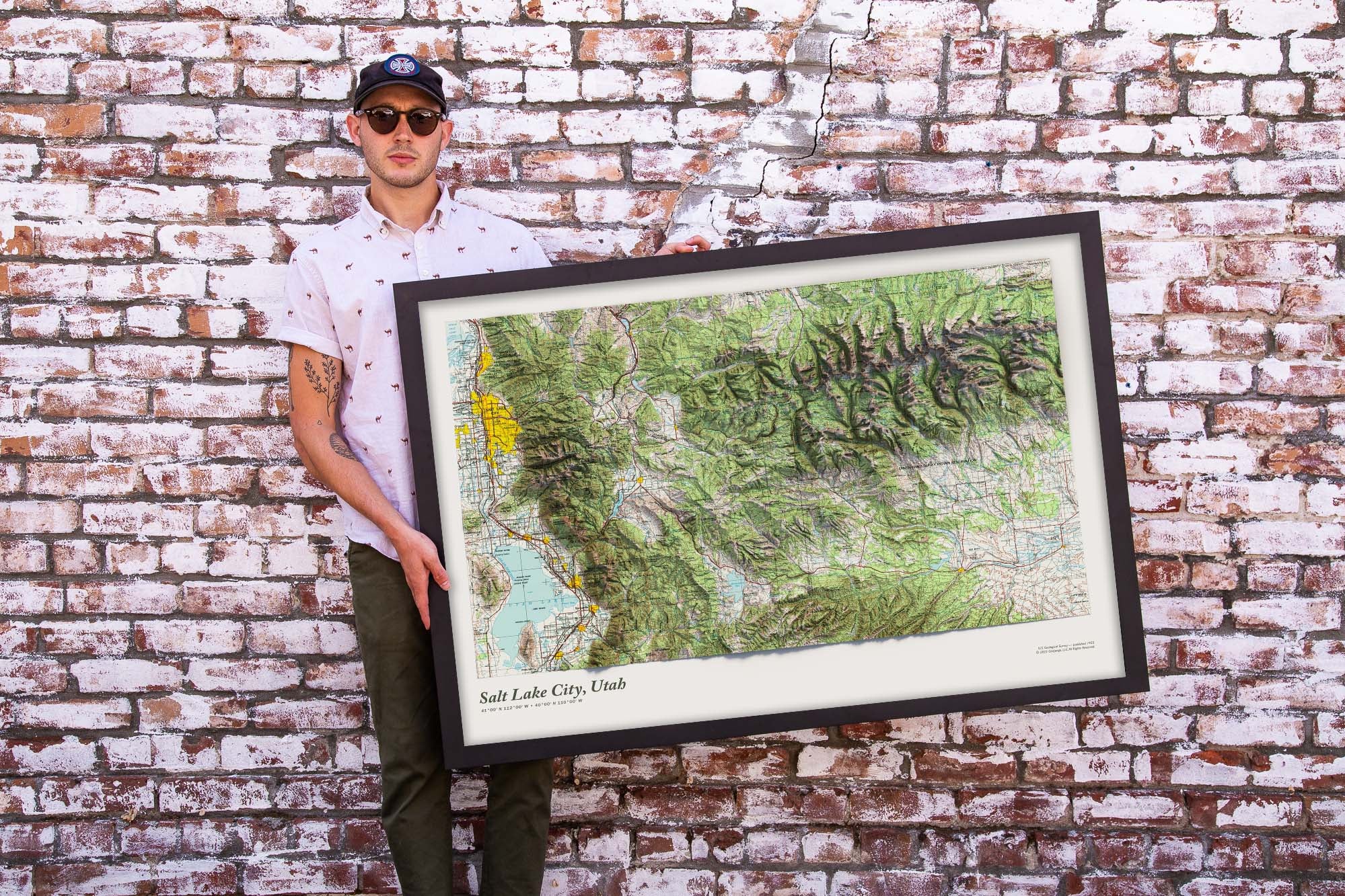 Wasatch Range Map
