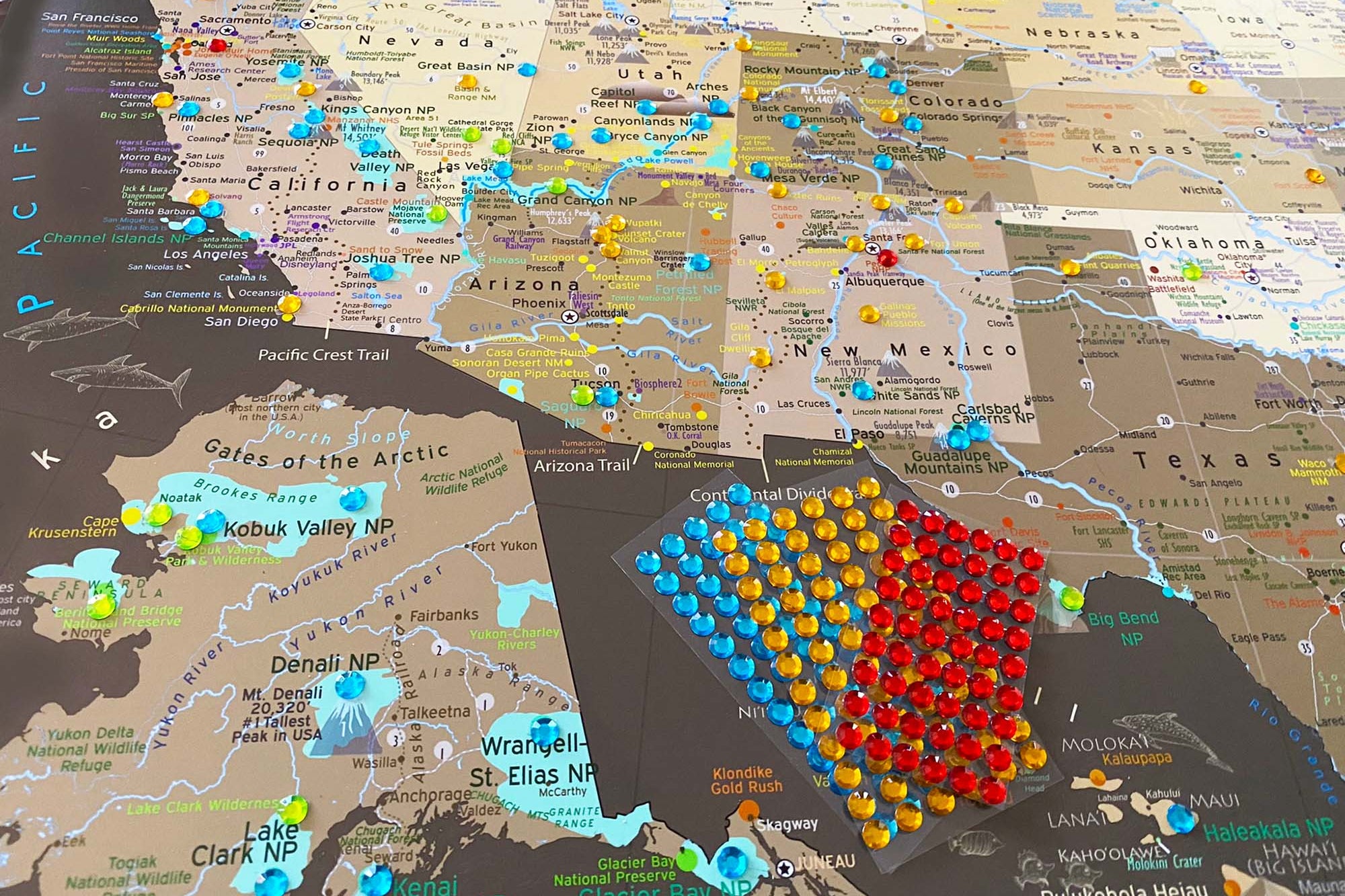 map gemstones