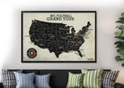 football team map