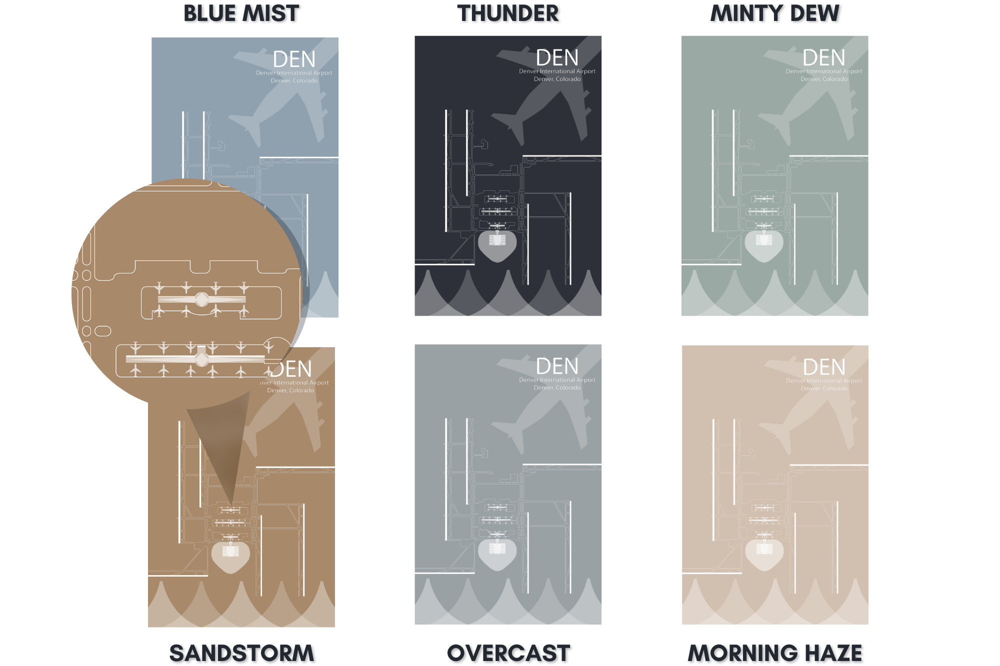 denver airport maps