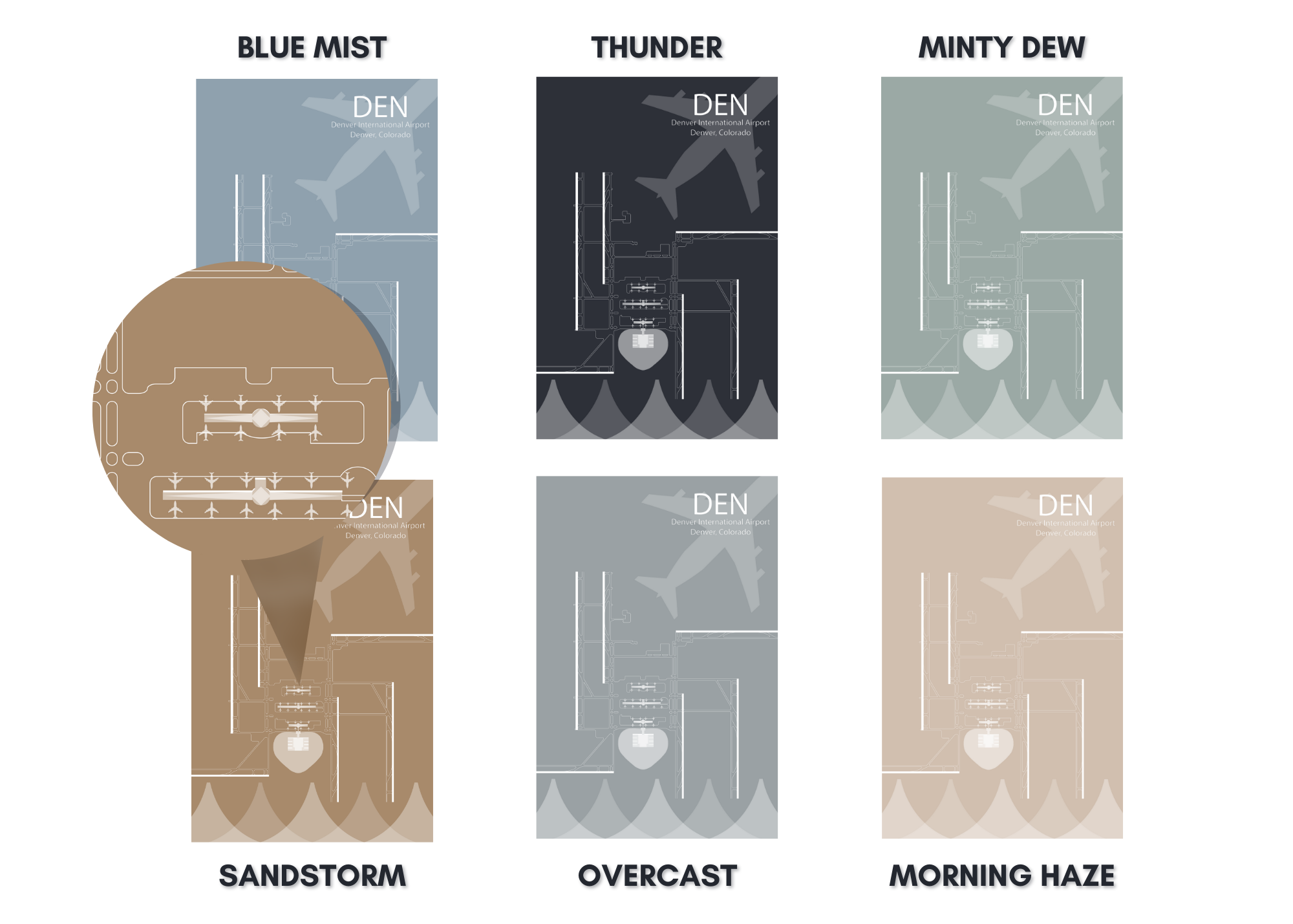 denver airport maps