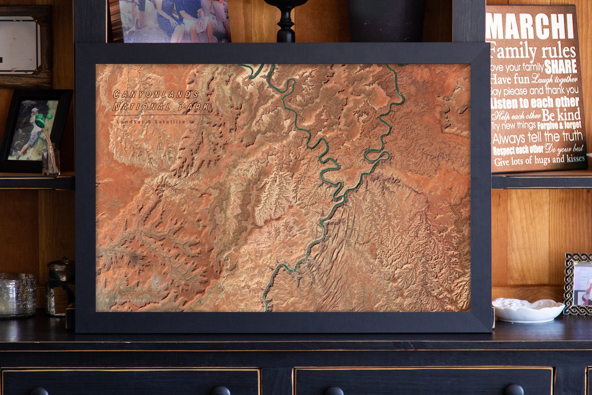 canyonland national park aerial view