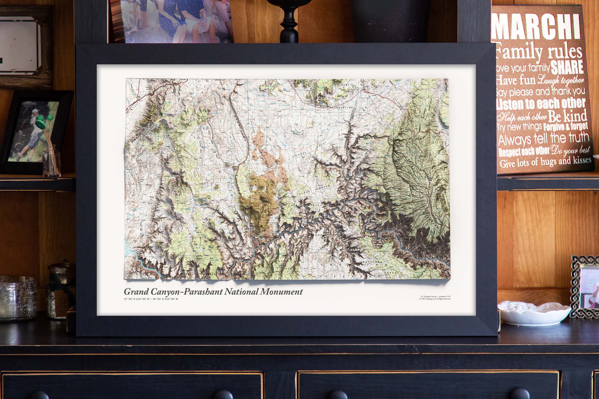 Colorado River Map 3D