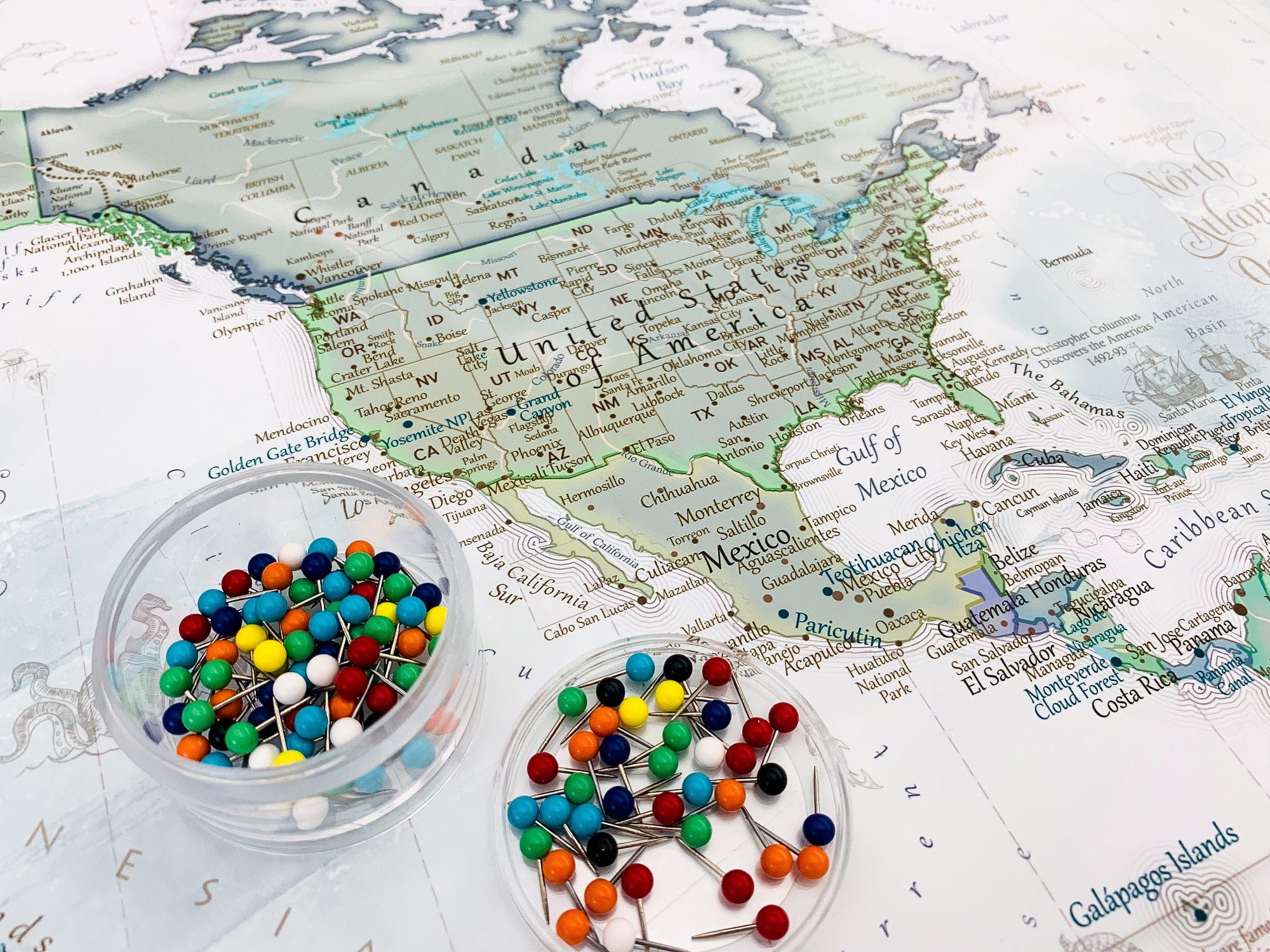 usa detailed map