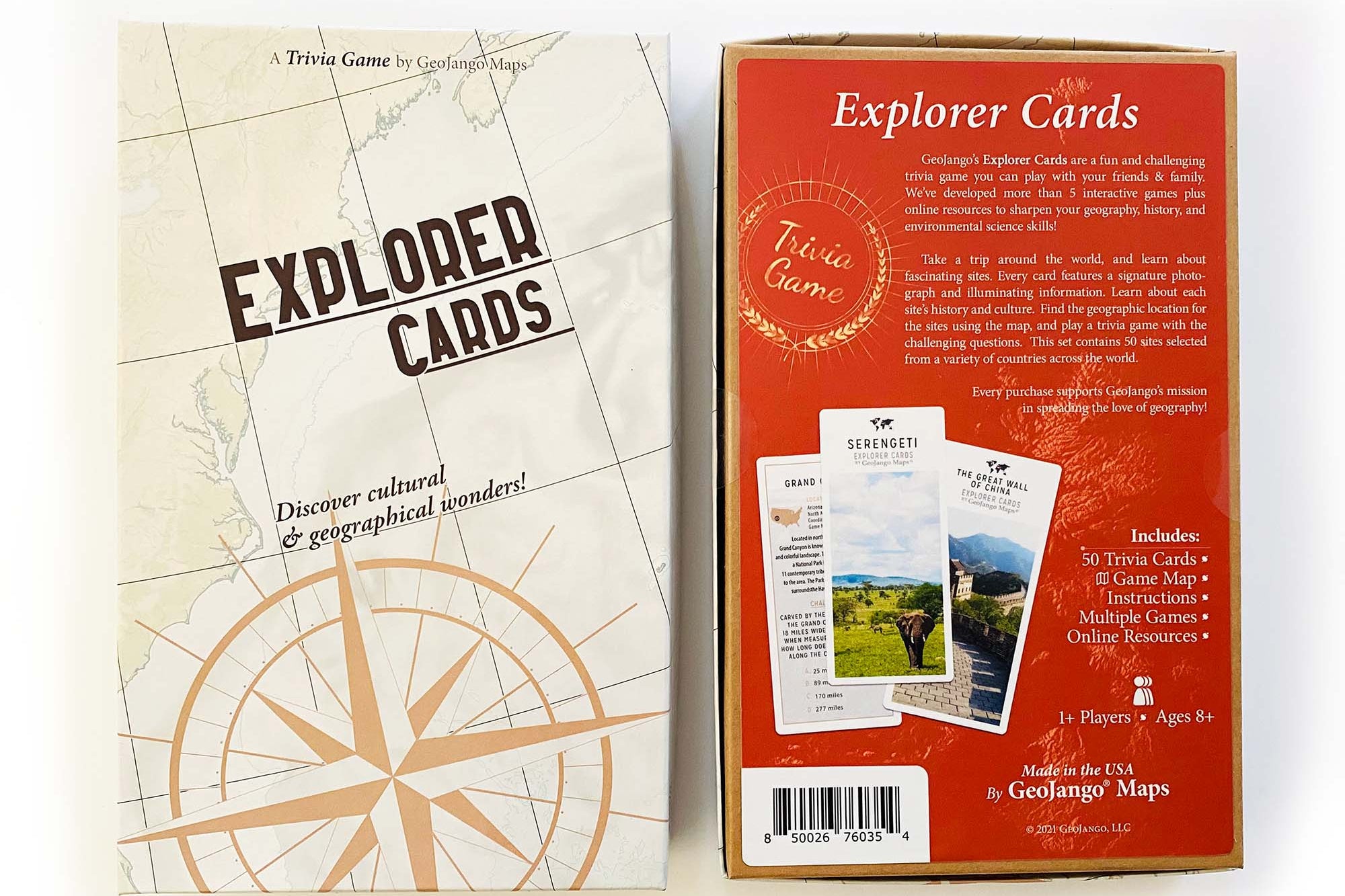 geography bee trivia cards