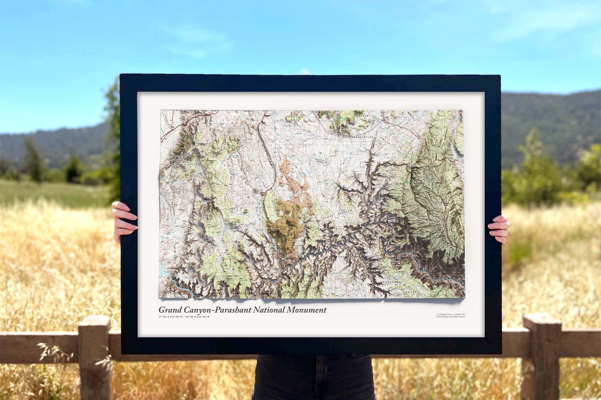 USGS Topo Map Grand Canyon 3D